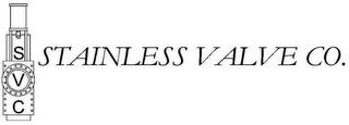 STAINLESS VALVE CO. S V C logo