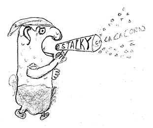 STALKY CA CA CA CORN logo