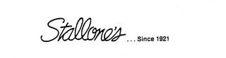 STALLONE'S ...SINCE 1921 logo