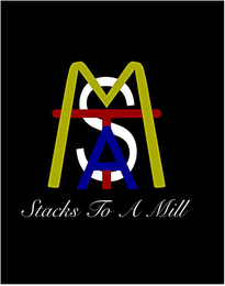 STAM STACKS TO A MILL logo