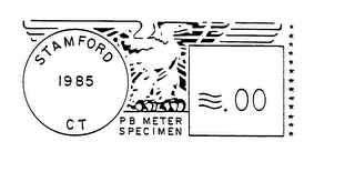 STAMFORD 1985 CT P B METER SPECIMEN .00 logo