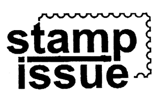 STAMP ISSUE logo
