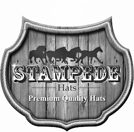 STAMPEDE HATS PREMIUM QUALITY HATS logo