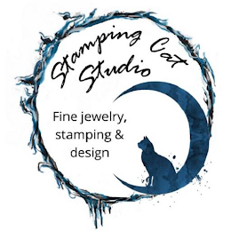 STAMPING CAT STUDIO FINE JEWELRY, STAMPING & DESIGN logo
