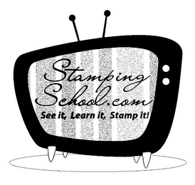 STAMPING SCHOOL.COM SEE IT, LEARN IT, STAMP IT! logo