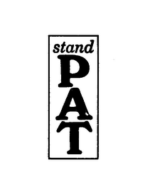 STAND PAT logo