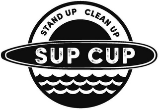 STAND UP CLEAN UP SUP CUP logo