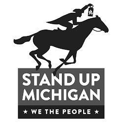 STAND UP MICHIGAN WE THE PEOPLE logo