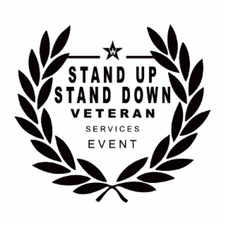STAND UP STAND DOWN VETERAN SERVICES EVENT logo