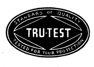 STANDARD OF QUALITY TRU-TEST TESTED FOR YOUR PROTECTION logo