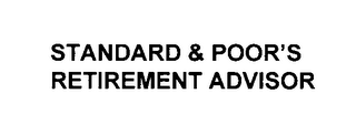 STANDARD & POOR' S RETIREMENT ADVISOR logo