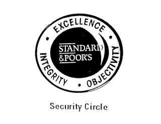 STANDARD & POOR'S EXCELLENCE INTEGRITY OBJECTIVITY SECURITY CIRCLE logo