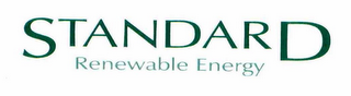 STANDARD RENEWABLE ENERGY logo