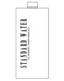 STANDARD WATER FILTERED. THEN BOILED logo