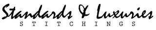 STANDARDS & LUXURIES STITCHINGS logo