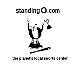 STANDING O.COM THE PLANET'S LOCAL SPORTS CENTER logo