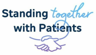 STANDING TOGETHER WITH PATIENTS logo