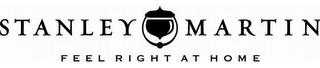 STANLEY MARTIN FEEL RIGHT AT HOME logo