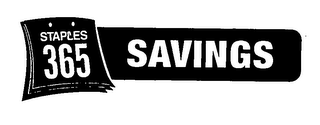 STAPLES 365 SAVINGS logo