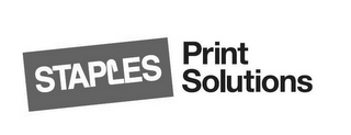 STAPLES PRINT SOLUTIONS logo