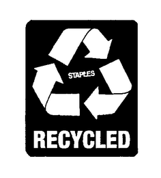STAPLES RECYCLED logo