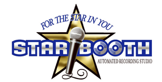 STAR BOOTH AUTOMATED RECORDING STUDIO FOR THE STAR IN YOU logo