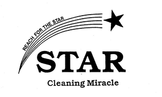 STAR CLEANING MIRACLE REACH FOR THE STAR logo