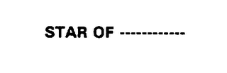 STAR OF------------ logo