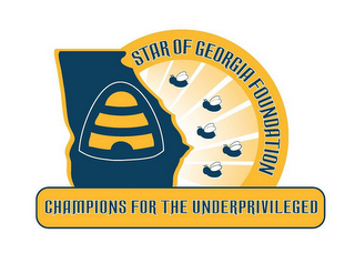 STAR OF GEORGIA FOUNDATION CHAMPIONS FOR THE UNDERPRIVILEDGED logo