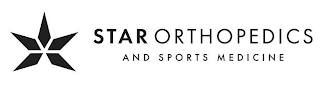 STAR ORTHOPEDICS AND SPORTS MEDICINE logo