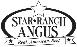 STAR RANCH ANGUS REAL. AMERICAN. BEEF. logo