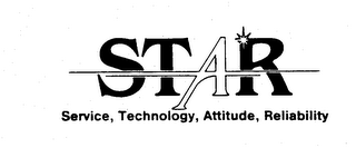 STAR SERVICE, TECHNOLOGY, ATTITUDE, RELIABILITY logo