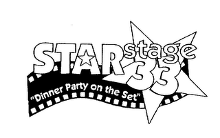 STAR STAGE 33 "DINNER PARTY ON THE SET" logo