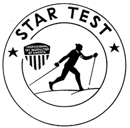 STAR TEST PROFESSIONAL SKI INSTRUCTOR OF AMERICA logo