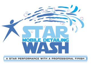 STAR WASH MOBILE DETAILING A STAR PERFORMANCE WITH A PROFESSIONAL FINISH logo