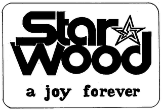 STAR WOOD A JOY FOREVER logo