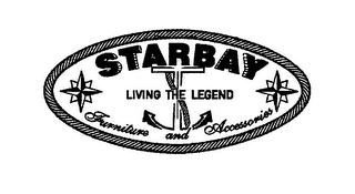 STARBAY LIVING THE LEGEND FURNITURE AND ACCESSORIES logo