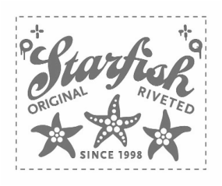 STARFISH SINCE 1998 ORIGINAL RIVETED logo
