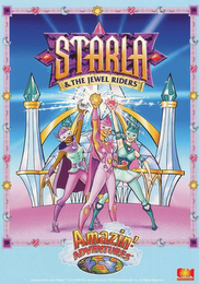 STARLA AND THE JEWEL RIDERS AMAZIN! ADVENTURES logo