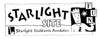 STARLIGHT SITE STARLIGHT CHILDREN'S FOUNDATION FUN logo
