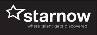 STARNOW WHERE TALENT GETS DISCOVERED logo