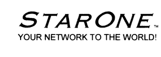 STARONE YOUR NETWORK TO THE WORLD! logo