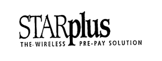STARPLUS THE WIRELESS PRE-PAY SOLUTION logo