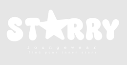 STARRY LOUNGEWEAR FIND YOUR INNER STARR logo