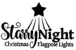 STARRY NIGHT CHRISTMAS FLAGPOLE LIGHTS logo