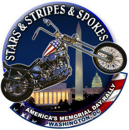 STARS & STRIPES & SPOKES AMERICA'S MEMORIAL DAY RALLY WASHINGTON, DC logo