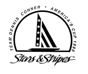 STARS & STRIPES TEAM DENNIS CONNER, AMERICA'S CUP 1995 logo