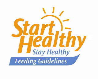START HEALTHY STAY HEALTHY FEEDING GUIDELINES logo