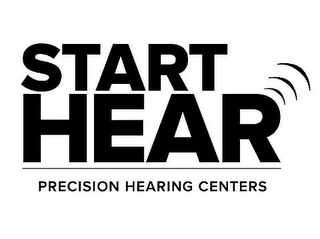 START HEAR PRECISION HEARING CENTERS logo