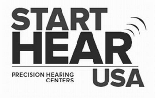 START HEAR USA PRECISION HEARING CENTERS logo